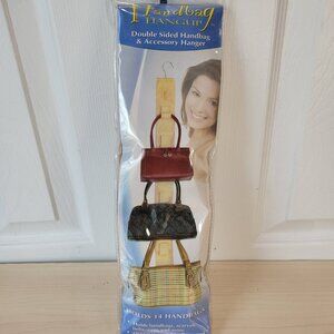 HANDBAG HANGUP Double-Sided Accessory Hanger for Bags, Hats NEW Closet Organizer